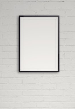 boş modern tarzı kare kavramı kompozisyon duvar üzerinde