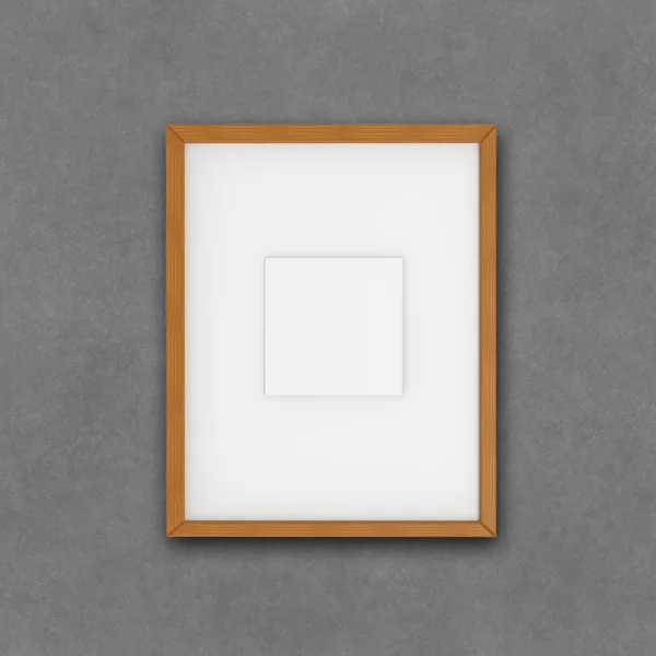 Blank modern 3d frame on texture background — Stock Photo, Image