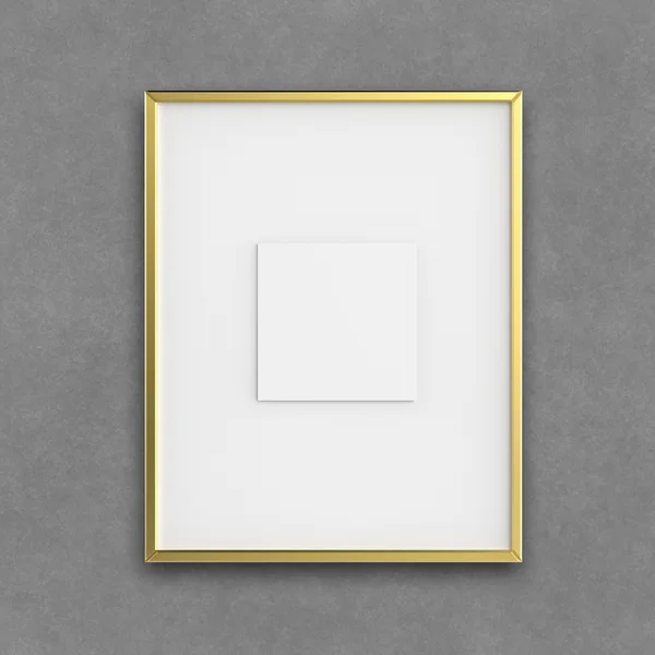 Blank modern 3d frame on texture background — Stock Photo, Image