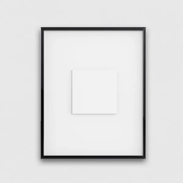 Blank modern 3d frame on texture background — Stock Photo, Image