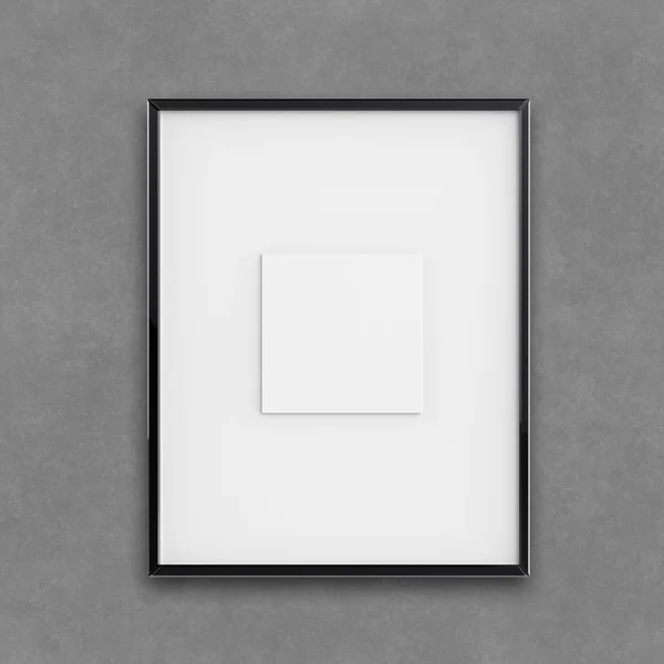 Blank modern 3d frame on texture background — Stock Photo, Image