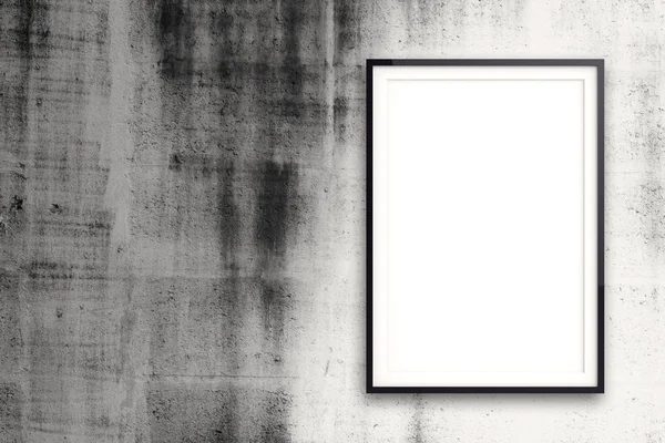 Marco de estilo moderno vacío en la pared de composición como concepto —  Fotos de Stock