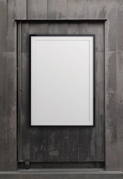 Üres modern stílusú keret összetétele a falon, mint fogalom — Stock Fotó