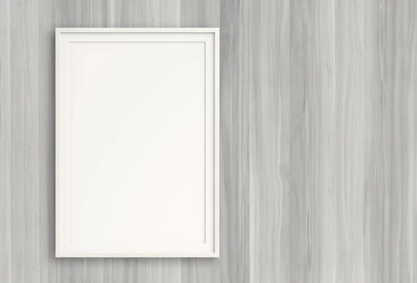 Empty modern style frame on composition wall — Stock Photo, Image