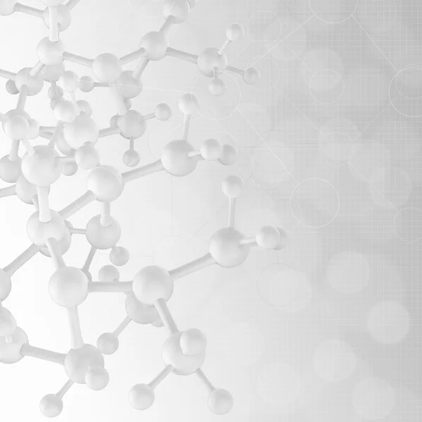 Moléculas abstratas Fundo médico — Fotografia de Stock