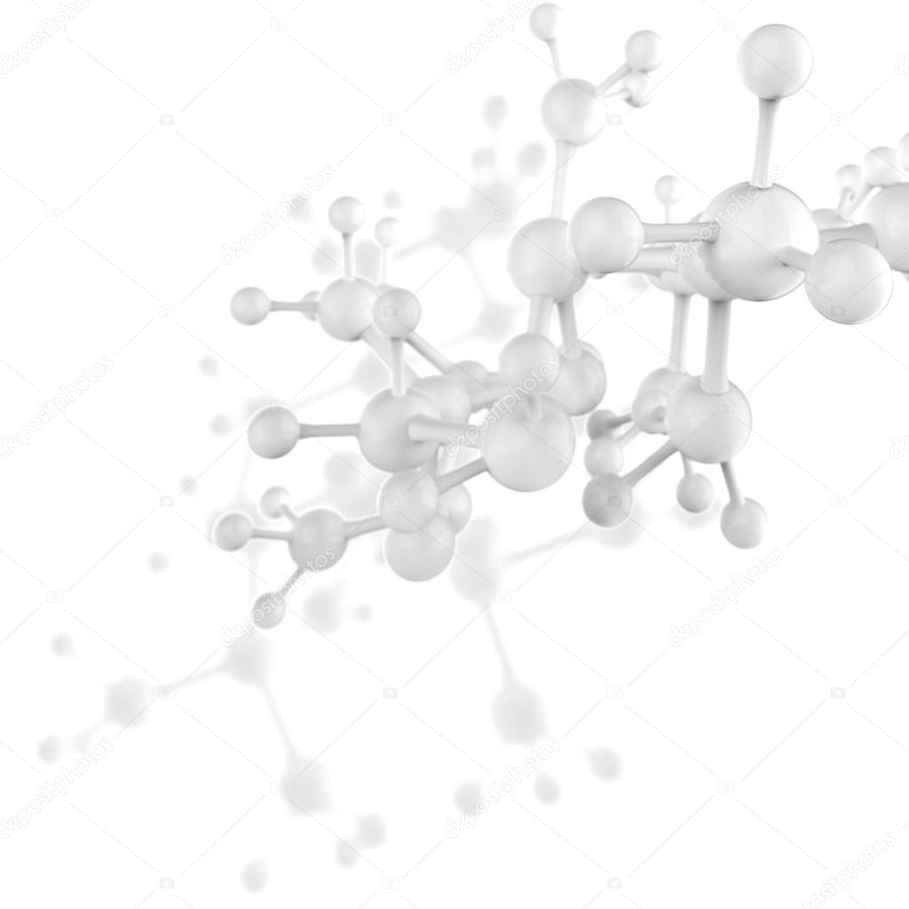 Abstract 3d molecules