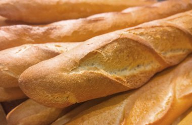 ekmek ve rulolar ekranda kompozisyonu