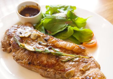 dana biftek ahşap tablo