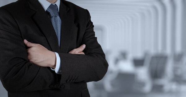 business man success with his board room background
 