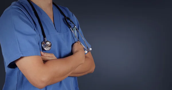 Éxito médico inteligente trabajando con quirófano — Foto de Stock