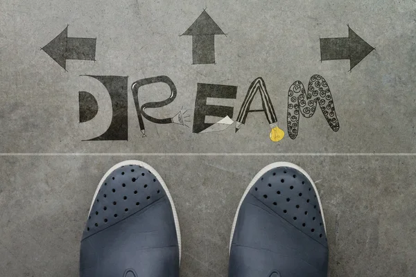 el rüya tasarım word iş adamı ayak ön yüzünde c çizilmiş