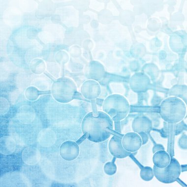 Soyut Moleküller Tıbbi Arkaplan