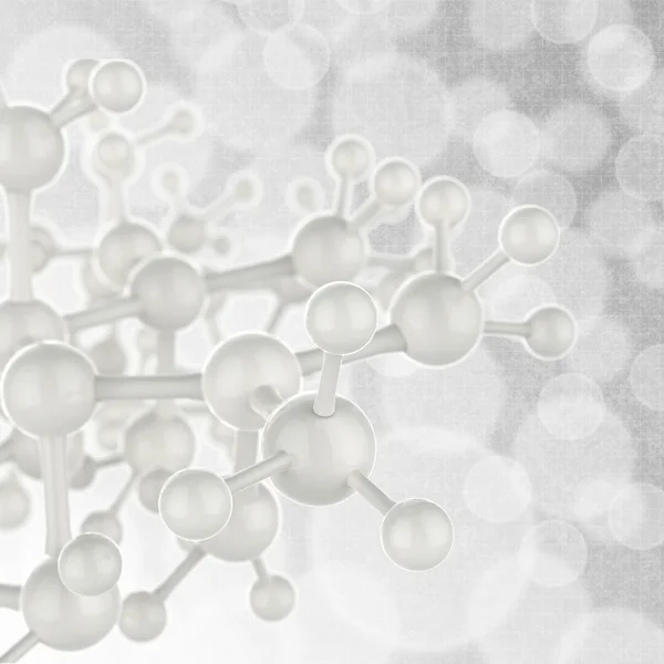 Molecole astratte Sfondo medico — Foto Stock
