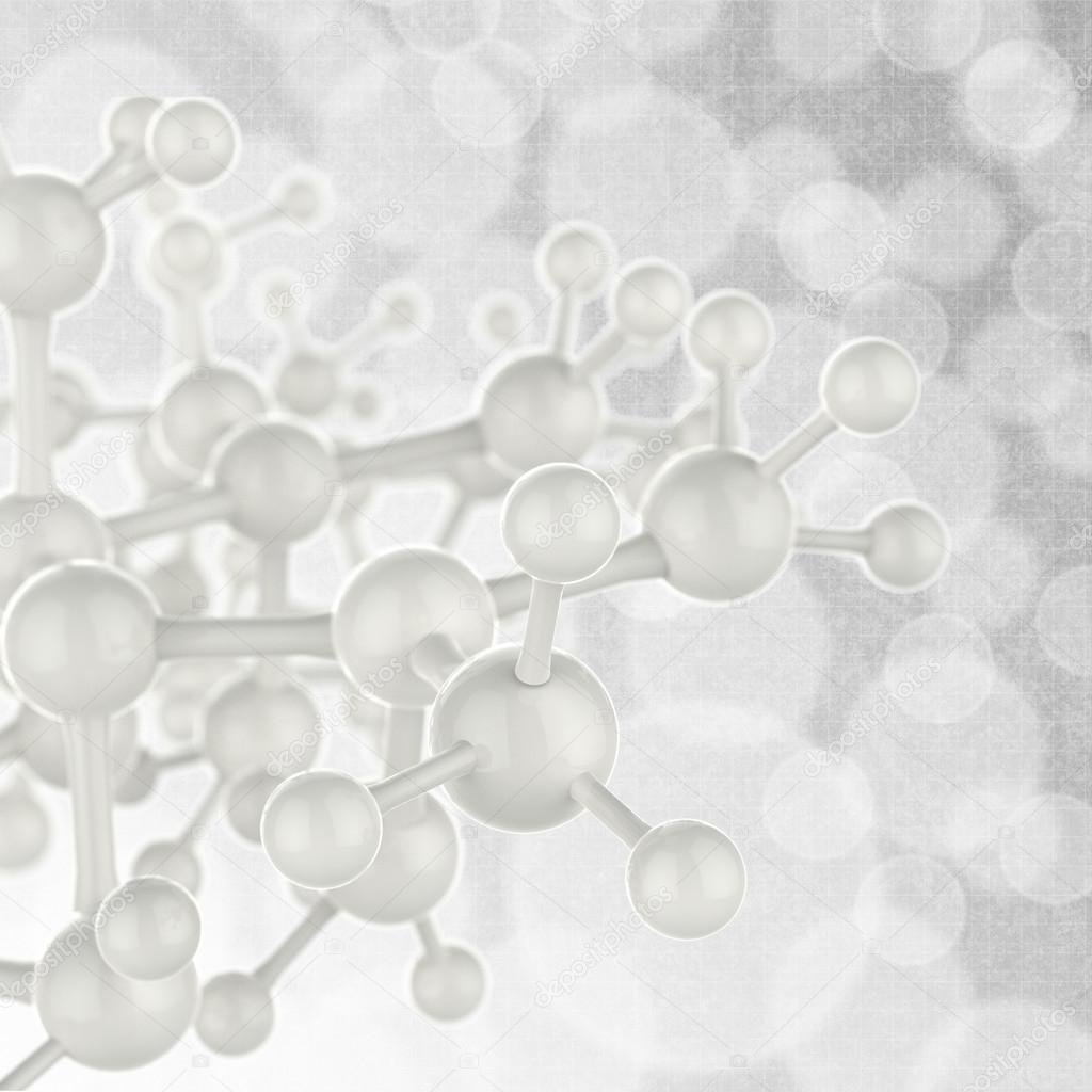 Abstract molecules medical background