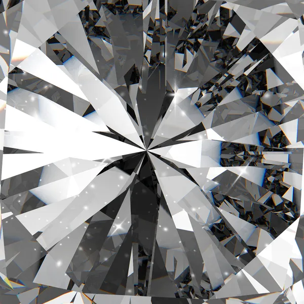 Diamonds 3d in composition as concept — Stock Photo, Image