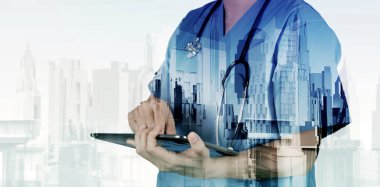 Çift pozlama akıllı tıp doktoru soyut CI ile çalışma