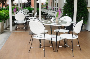 lüks yemek tablolar setleri dışında restoranlar