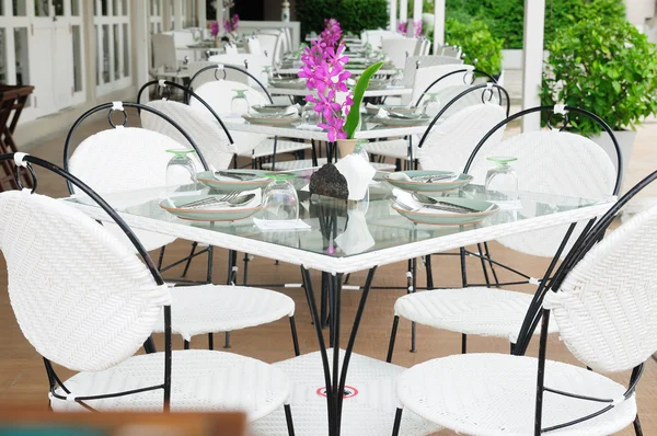 lüks yemek tablolar setleri dışında restoranlar