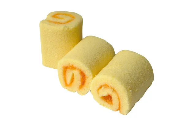 Mini rollos de mermelada naranja — Foto de Stock