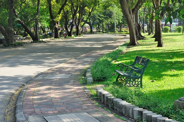 Caminhe maneira no jardim — Fotografia de Stock