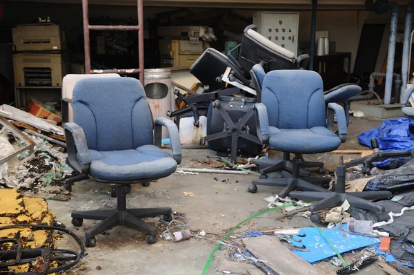 Damaged office equipment — Stock Photo, Image