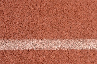 Beyaz çizgi fade away racecourses üzerinde