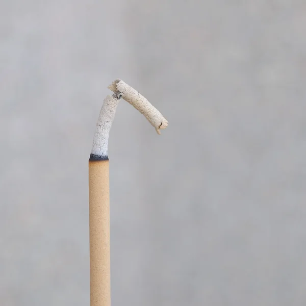 Single burning incense in pot — Stock Photo, Image