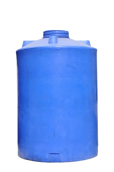 Blauer Wassertank — Stockfoto