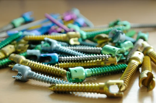 Tornillos para médicos, Cirugía — Foto de Stock