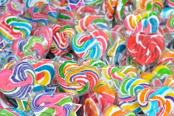 Muchos dulces coloridos — Foto de Stock