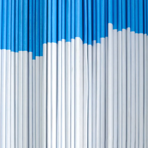 Kék és fehér papír dobozok — Stock Fotó
