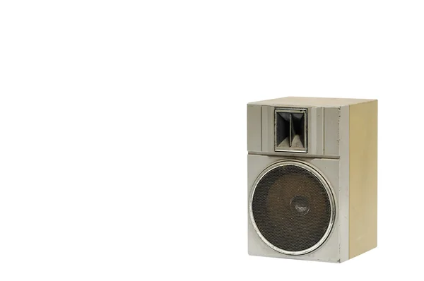 Oude stereo speaker — Stockfoto