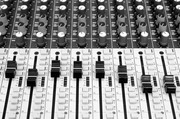 Sound mixing control board — Stock Photo, Image