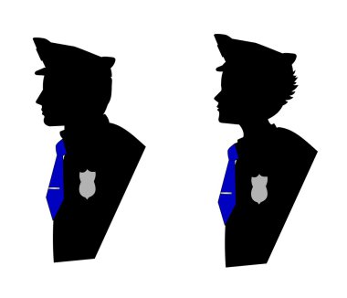 Police officers clipart