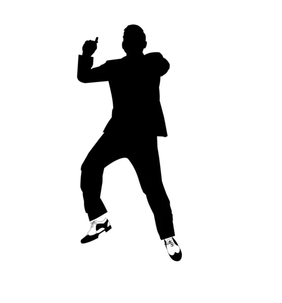 Danse de style Gangnam — Image vectorielle