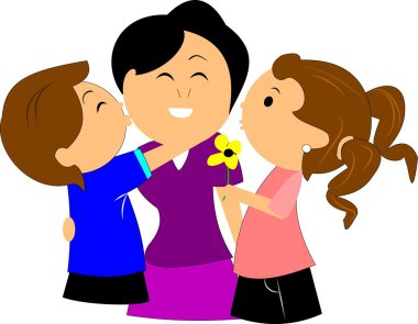 Children Hugging Free Vector Eps Cdr Ai Svg Vector Illustration Graphic Art