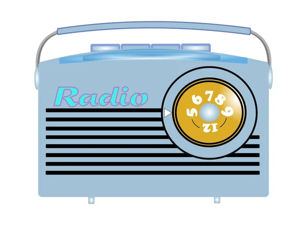 Ретро радіо — стоковий вектор