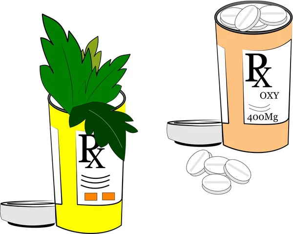 Ναρκωτικά και meds — Διανυσματικό Αρχείο