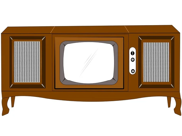 Consola tv — Vector de stock