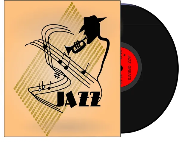 Jazz achtergrond — Stockvector