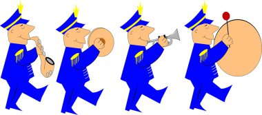 Marching band clipart