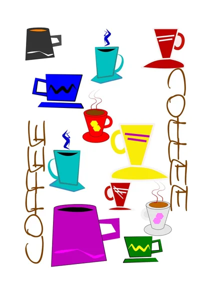 Hora del café — Vector de stock