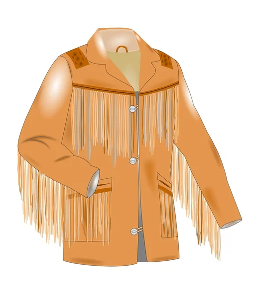 Fringe jacket — Stock Photo, Image