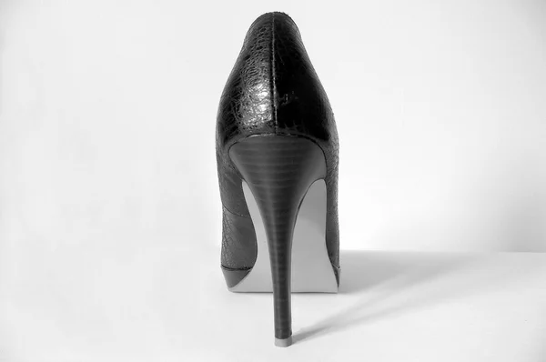 Black high heel — Stock Photo, Image
