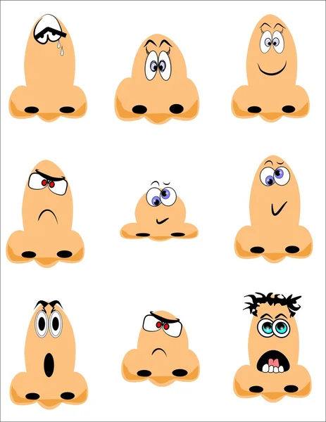 Mangueras con caras — Vector de stock