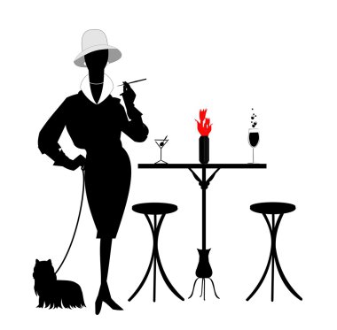köpek ile Fashionista