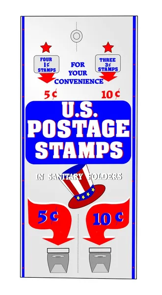 Máquina de sellos postales — Foto de Stock