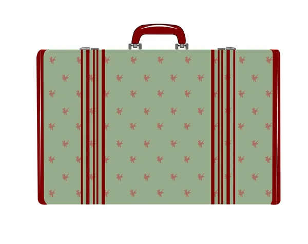 Ladys bagażu dla podróży w stylu retro — Zdjęcie stockowe