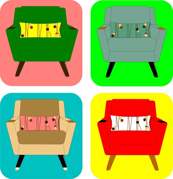 Retro chair abstract — Stock Photo, Image