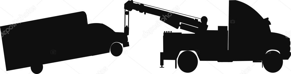 Free Free 318 Silhouette Tow Truck Svg SVG PNG EPS DXF File